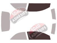 Gabarit vitrage - kit vitres avant - Mercedes-Benz Classe E (4) Cabriolet 2 portes (2010 - 2017) Gabarit vitrage - kit vitres avant - Mercedes-Benz Classe E (4) Cabriolet 2 portes (2010 - 2017)