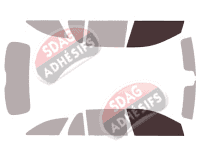 Gabarit vitrage - kit vitres avant - Mercedes-Benz Classe E (5) Break 5 portes (2016 - 2023)