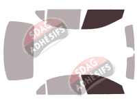 Gabarit vitrage - kit vitres avant - Mercedes-Benz Classe S (5) Longue Berline 4 portes (2013 - 2020) Gabarit vitrage - kit vitres avant - Mercedes-Benz Classe S (5) Longue Berline 4 portes (2013 - 2020)