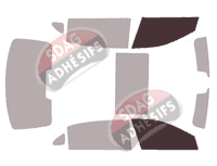 Gabarit vitrage - kit vitres avant - Mercedes-Benz Classe S (5) Mayback Berline 4 portes (2016 - 2021)