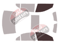 Gabarit vitrage - kit vitres avant - Mercedes-Benz Classe S (4) Longue Berline 4 portes (2005 - 2013)