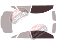 Gabarit vitrage - kit vitres avant - Mercedes-Benz Classe E (5) Coupe 2 portes (2017 - 2023)