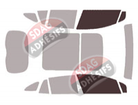 Gabarit vitrage - kit vitres avant - Mercedes-Benz EQE (1) SUV 5 portes (depuis 2022)
