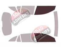 Gabarit vitrage - kit vitres avant - Mercedes-Benz GLC (2) 5 portes (depuis 2023) Gabarit vitrage - kit vitres avant - Mercedes-Benz GLC (2) 5 portes (depuis 2023)