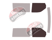 Gabarit vitrage - kit vitres avant - Mercedes-Benz Vito / EQV (1) Utilitaire 5/6 portes (1996 - 2003)