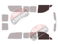 Gabarit vitrage - kit vitres avant - Mercedes-Benz Viano (1) Long 5 portes (2003 - 2015)