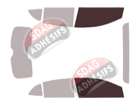 Gabarit vitrage - kit vitres avant - MG 3 (3) 5 portes (depuis 2024) Gabarit vitrage - kit vitres avant - MG 3 (3) 5 portes (depuis 2024)