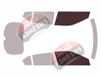 Gabarit vitrage - kit vitres avant - Mitsubishi Eclipse (5) Cross (phase 2) 5 portes (depuis 2024)