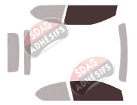 Gabarit vitrage - kit vitres avant - Nissan Murano (2) CrossCabriolet Cabriolet 2 portes (2011 - 2014) Gabarit vitrage - kit vitres avant - Nissan Murano (2) CrossCabriolet Cabriolet 2 portes (2011 - 2014)