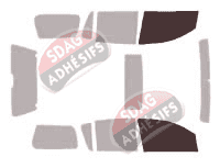 Gabarit vitrage - kit vitres avant - Nissan Armada (1) Long 5 portes (2003 - 2016) Gabarit vitrage - kit vitres avant - Nissan Armada (1) Long 5 portes (2003 - 2016)