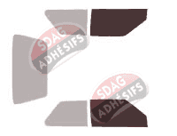 Gabarit vitrage - kit vitres avant - Nissan Micra (1) 3 portes (1983 - 1992)