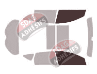 Gabarit vitrage - kit vitres avant - Nissan Murano (2) 5 portes (2008 - 2015) Gabarit vitrage - kit vitres avant - Nissan Murano (2) 5 portes (2008 - 2015)