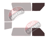 Gabarit vitrage - kit vitres avant - Nissan Patrol GR (4) Court 2 Portes Arrière 4 portes (1988 - 1998)