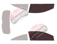 Gabarit vitrage - kit vitres avant - Opel Astra (H) (GTC) 3 portes (2005 - 2012) Gabarit vitrage - kit vitres avant - Opel Astra (H) (GTC) 3 portes (2005 - 2012)