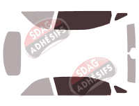 Gabarit vitrage - kit vitres avant - Buick Cascada Cabriolet 2 portes (2013 - 2019)