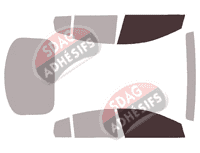 Gabarit vitrage - kit vitres avant - Opel Insignia (B) Grand Sport 5 portes (2017 - 2022)