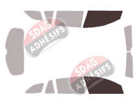 Gabarit vitrage - kit vitres avant - Opel Insignia (A) Sports Tourer Break 5 portes (2009 - 2017)