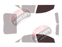 Gabarit vitrage - kit vitres avant - Opel Vectra (C) 5 portes (2002 - 2008)