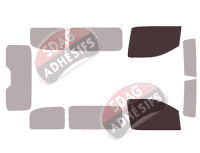 Gabarit vitrage - kit vitres avant - Citroën Space-Tourer / Jumpy (3) Standard 4 / 5 portes (depuis 2016) Gabarit vitrage - kit vitres avant - Citroën Space-Tourer / Jumpy (3) Standard 4 / 5 portes (depuis 2016)