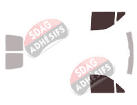 Gabarit vitrage - kit vitres avant - Fiat Scudo (1) Utilitaire 5 portes (1995 - 2006)
