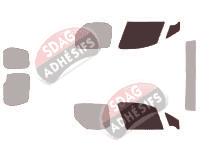 Gabarit vitrage - kit vitres avant - Citroën Berlingo (2) Utilitaire 6 portes (2008 - 2018) Gabarit vitrage - kit vitres avant - Citroën Berlingo (2) Utilitaire 6 portes (2008 - 2018)