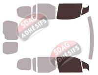 Gabarit vitrage - kit vitres avant - Toyota ProAce City (1) Court 6 portes (depuis 2020) Gabarit vitrage - kit vitres avant - Toyota ProAce City (1) Court 6 portes (depuis 2020)