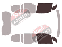 Gabarit vitrage - kit vitres avant - Toyota ProAce City (1) Court 5 portes (depuis 2020) Gabarit vitrage - kit vitres avant - Toyota ProAce City (1) Court 5 portes (depuis 2020)