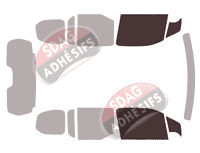 Gabarit vitrage - kit vitres avant - Toyota ProAce City (1) Court 5 portes (depuis 2020) Gabarit vitrage - kit vitres avant - Toyota ProAce City (1) Court 5 portes (depuis 2020)