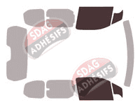 Gabarit vitrage - kit vitres avant - Toyota ProAce City (1) Court 5 portes (depuis 2020) Gabarit vitrage - kit vitres avant - Toyota ProAce City (1) Court 5 portes (depuis 2020)