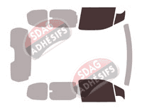 Gabarit vitrage - kit vitres avant - Toyota ProAce City (1) Court 5 portes (depuis 2020) Gabarit vitrage - kit vitres avant - Toyota ProAce City (1) Court 5 portes (depuis 2020)