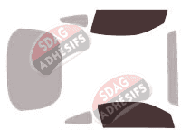 Gabarit vitrage - kit vitres avant - Pontiac Pursuit Coupé 3 portes (2004 - 2010)