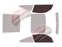 Gabarit vitrage - kit vitres avant - Porsche 911 (5) Targa Coupe 2 portes (1998 - 2005) Gabarit vitrage - kit vitres avant - Porsche 911 (5) Targa Coupe 2 portes (1998 - 2005)