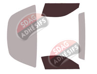 Gabarit vitrage - kit vitres avant - Porsche 911 (8) Targa Coupe 2 portes (depuis 2019) Gabarit vitrage - kit vitres avant - Porsche 911 (8) Targa Coupe 2 portes (depuis 2019)