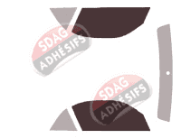 Gabarit vitrage - kit vitres avant - Porsche 911 (5) Cabriolet 2 portes (1998 - 2005)
