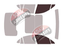 Gabarit vitrage - kit vitres avant - Porsche Panamera (3) Berline 4 portes (depuis 2024)