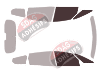 Gabarit vitrage - kit vitres avant - Renault Grand Scenic (4) 5 portes (2017 - 2023) Gabarit vitrage - kit vitres avant - Renault Grand Scenic (4) 5 portes (2017 - 2023)