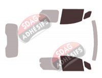 Gabarit vitrage - kit vitres avant - Renault Kangoo (3) Court 4/5 portes (depuis 2021) Gabarit vitrage - kit vitres avant - Renault Kangoo (3) Court 4/5 portes (depuis 2021)