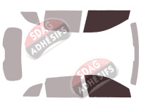 Gabarit vitrage - kit vitres avant - Renault Koleos (2) 5 portes (2017 - 2023)