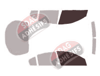Gabarit vitrage - kit vitres avant - Renault Laguna (3) 5 portes (2007 - 2015)
