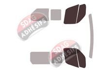 Gabarit vitrage - kit vitres avant - Renault Master (3) L2/L3/L4 Utilitaire 5 portes (2010 - 2019) Gabarit vitrage - kit vitres avant - Renault Master (3) L2/L3/L4 Utilitaire 5 portes (2010 - 2019)