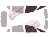 Gabarit vitrage - kit vitres avant - Renault Scenic (4) Court 5 portes (2016 - 2023) Gabarit vitrage - kit vitres avant - Renault Scenic (4) Court 5 portes (2016 - 2023)