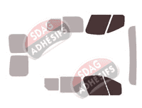 Gabarit vitrage - kit vitres avant - Opel Vivaro (B) Utilitaire 5/6 portes (2014 - 2019) Gabarit vitrage - kit vitres avant - Opel Vivaro (B) Utilitaire 5/6 portes (2014 - 2019)