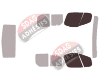 Gabarit vitrage - kit vitres avant - Opel Vivaro (A) Utilitaire 4 portes (2002 - 2015) Gabarit vitrage - kit vitres avant - Opel Vivaro (A) Utilitaire 4 portes (2002 - 2015)