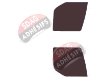 Gabarit vitrage - kit vitres avant - Renault Truck Premium / Kerax -  Camion 2 portes (1996 - 2013)