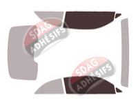 Gabarit vitrage - kit vitres avant - Rolls Spectre (1) Coupé 2 portes (depuis 2024)