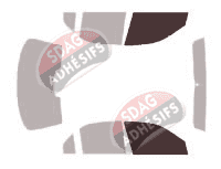 Gabarit vitrage - kit vitres avant - Rover 75 Berline 4 portes (1998 - 2005)