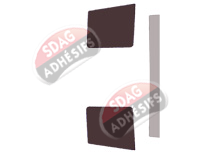 Gabarit vitrage - kit vitres avant - Scania R / T / G Camion 2 portes (depuis 2023)