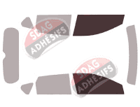 Gabarit vitrage - kit vitres avant - Scion iM 5 portes (2015 - 2019)