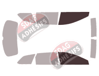 Gabarit vitrage - kit vitres avant - Seat Leon (3) ST Break 5 portes (2014 - 2021) Gabarit vitrage - kit vitres avant - Seat Leon (3) ST Break 5 portes (2014 - 2021)