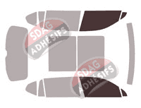 Gabarit vitrage - kit vitres avant - Seat Tarraco (1) 5 portes (depuis 2019)